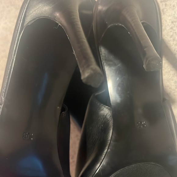 Lauren Ralph Lauren open back boot blk leather size 10 - Picture 7 of 8